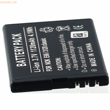 4021499220881 - Akku für Nokia Asha 306 neue Version Li-Ion 37 Volt 1120 mAh sch