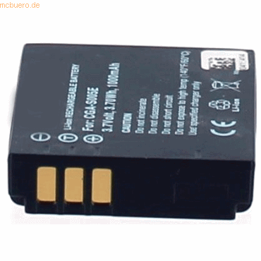 4021499234079 - Akku für Panasonic CGA-S005E Li-Ion 37 Volt 750 mAh schwarz