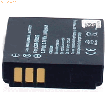 4021499234185 - Akku für Panasonic LUMIX DMC-LX1 Li-Ion 37 Volt 750 mAh schwarz