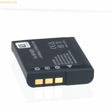 k.A. Akku für Sony DSC-W130 Li-Ion 3,7 Volt 900 mAh schwarz