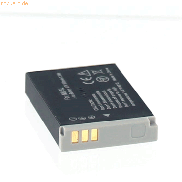 4021499236561 - Akku für Canon IXUS 850IS Li-Ion 37 Volt 650 mAh grau