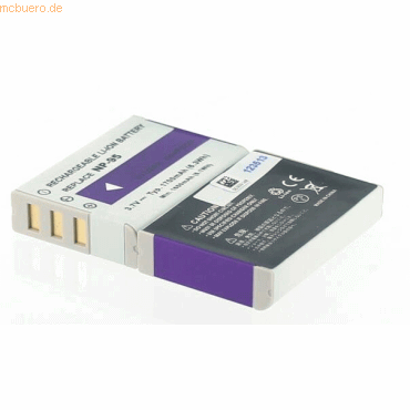 4021499236899 - Akku für Fuji NP-95 Li-Ion 37 Volt 1500 mAh grau