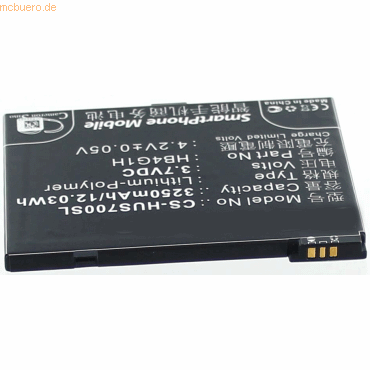 4021499288331 - Akku für Huawei HB4G1H Li-Pol 37 Volt 3250 mAh