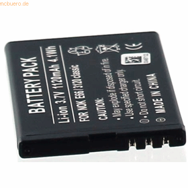 4021499293854 - Akku für Bea-fon S40 Li-Ion 37 Volt 1120 mAh schwarz