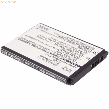 4021499297524 - Akku für Alcatel One Touch 2012D Li-Ion 37 Volt 700 mAh schwarz