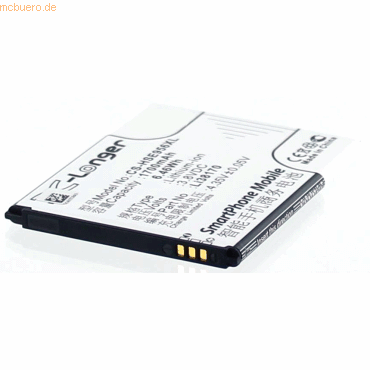 4021499299849 - Akku für Hisense LI38170 Li-Ion 37 Volt 1700 mAh schwarz