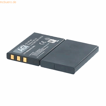 k.A. Akku für Aiptek Pocket DV V5 T2AHDS Li-Ion 3,7 Volt 1000 mAh schw