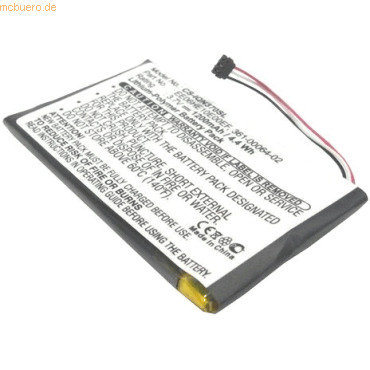 k.A. Akku für Garmin 361-00046-02 Li-Pol 3,7 Volt 1200 mAh schwarz