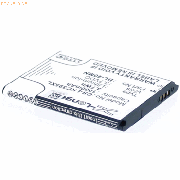 4021499311787 - Akku für LG Electronics BL-40MN Li-Ion 37 Volt 1000 mAh schwarz