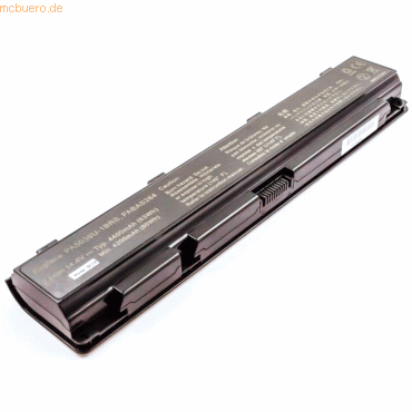 4021499312654 - Akku für Toshiba PABAS264 Li-Ion 144 Volt 4400 mAh schwarz