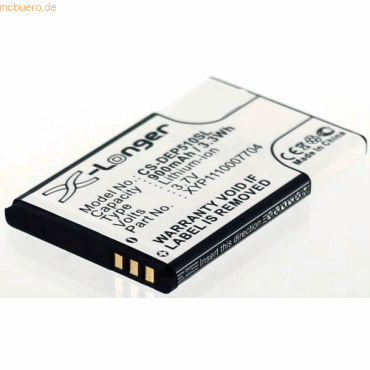 4021499314764 - Akku für Doro PHONEEASY 506 Li-Ion 37 Volt 900 mAh schwarz