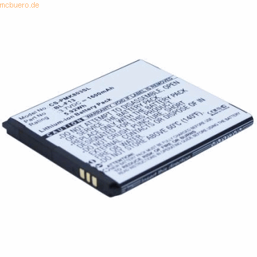 4021499335936 - Akku für Phicomm BL-F13 Li-Ion 37 Volt 1600 mAh schwarz