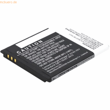 4021499339682 - Akku für Panasonic KX-TU327EX Li-Ion 37 Volt 1000 mAh schwarz