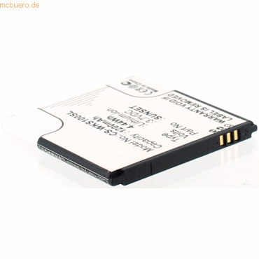4021499349629 - Akku für Wiko SUNSET 2 Li-Ion 37 Volt 1100 mAh schwarz 4021499349629 - Akku für Wiko SUNSET 2 Li-Ion 37 Volt 1100 mAh schwarz