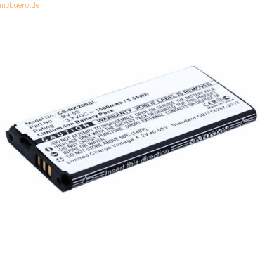 4021499349780 - Akku für Nokia BV-5S Li-Ion 37 Volt 1500 mAh schwarz