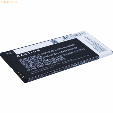 4021499368125 - Akku für Microsoft BV-T4B Li-Ion 38 Volt 3000 mAh schwarz