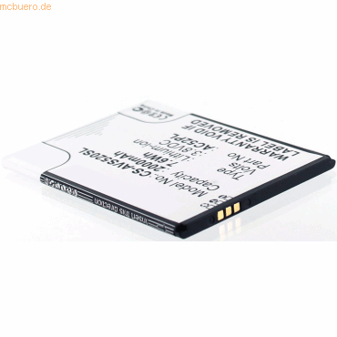 4021499372139 - Akku für Archos 52 PLATINUM Li-Ion 38 Volt 2000 mAh schwarz 4021499372139 - Akku für Archos 52 PLATINUM Li-Ion 38 Volt 2000 mAh schwarz