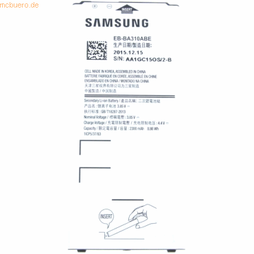 4021499374157 - Akku für GALAXY A3 (2016) Li-Ion 385 Volt 2300 mAh si 4021499374157 - Akku für GALAXY A3 (2016) Li-Ion 385 Volt 2300 mAh si