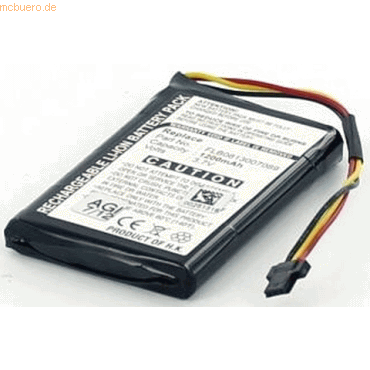 4021499379596 - Akku für Tomtom GO 600 Li-Ion 37 Volt 1200 mAh schwarz