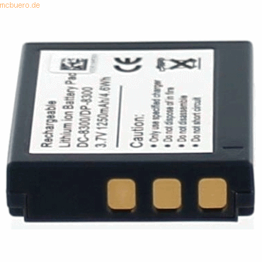 4021499038189 - Akku für Rollei RCP-7430XW Li-Ion 37 Volt 1000 mAh schwarz