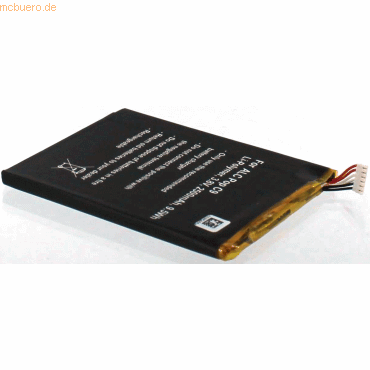 4021499385955 - Akku für Alcatel TLP025A2 Li-Pol 38 Volt 2500 mAh schwarz