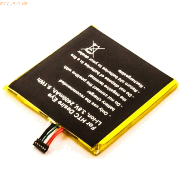 4021499386860 - Akku für Htc B0PFH100 Li-Ion 38 Volt 2400 mAh schwarz