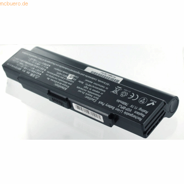 4021499405899 - Akku für Sony VGN-FE11 Li-Ion 111 Volt 7200 mAh schwarz