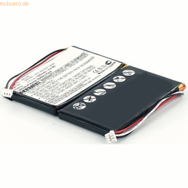 4021499431836 - Akku für Tomtom Go 720 Li-Pol 37 Volt 1200 mAh schwarz