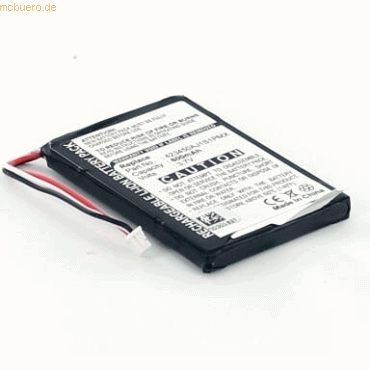 4021499434738 - Akku für Blaupunkt 423450AJ1S1PMX Li-Ion 37 Volt 800 mAh schwarz