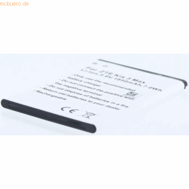 4021499449855 - Akku für Zte LI3818T43P3h695144 Li-Ion 38 Volt 1850 mAh schwarz