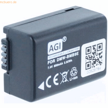 4021499456952 - Akku für Panasonic DC-FZ83 Li-Ion 74 Volt 750 mAh schwarz