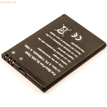 4021499481596 - Akku für Bea-fon T850 Li-Ion 37 Volt 1100 mAh Schwarz