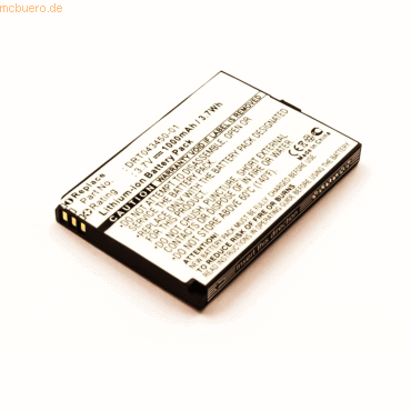 4021499482425 - Akku für Olympia Vox Li-Ion 37 Volt 1000 mAh Schwarz