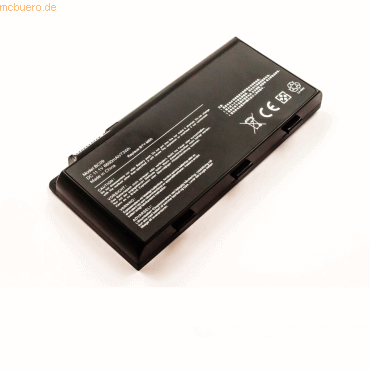 4021499542853 - Akku für Medion Erazer X7821 Li-Ion 111 Volt 6600 mAh Schwarz 4021499542853 - Akku für Medion Erazer X7821 Li-Ion 111 Volt 6600 mAh Schwarz
