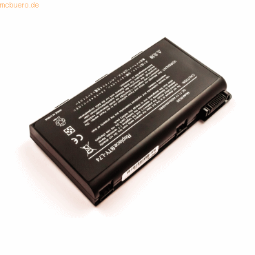 4021499543980 - Akku für Msi CX600 Li-Ion 111 Volt 4400 mAh Schwarz 4021499543980 - Akku für Msi CX600 Li-Ion 111 Volt 4400 mAh Schwarz