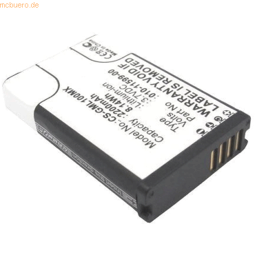 4021499558779 - Akku für Garmin Virb Elite Li-Ion 37 Volt 2200 mAh Schwarz