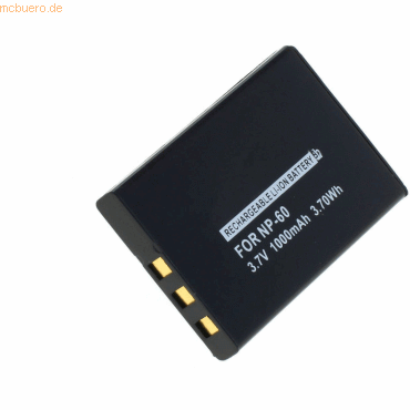 4021499559509 - Akku für Pentax Optio 430 Li-Ion 37 Volt 1000 mAh Schwarz 4021499559509 - Akku für Pentax Optio 430 Li-Ion 37 Volt 1000 mAh Schwarz