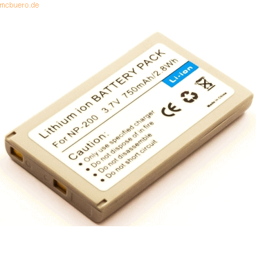 4021499559783 - Akku für Minolta Dimage XZ Li-Ion 37 Volt 650 mAh Grau