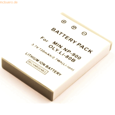 4021499561298 - Akku für Olympus T-100 Li-Ion 37 Volt 600 mAh Grau 4021499561298 - Akku für Olympus T-100 Li-Ion 37 Volt 600 mAh Grau