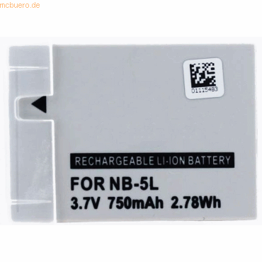 4021499562226 - Akku für Canon PowerShot SX230HS Li-Ion 37 Volt 650 mAh Grau 4021499562226 - Akku für Canon PowerShot SX230HS Li-Ion 37 Volt 650 mAh Grau