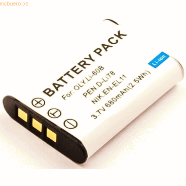 4021499562639 - Akku für Sanyo Xacti VPC-E10GX Li-Ion 37 Volt 600 mAh Schwarz 4021499562639 - Akku für Sanyo Xacti VPC-E10GX Li-Ion 37 Volt 600 mAh Schwarz