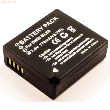 4021499563445 - Akku für Panasonic LUMIX DMC-S6K Li-Ion 72 Volt 750 mAh Schwarz 4021499563445 - Akku für Panasonic LUMIX DMC-S6K Li-Ion 72 Volt 750 mAh Schwarz