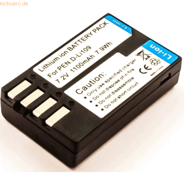 4021499563698 - Akku für Pentax K-500 Li-Ion 74 Volt 1000 mAh Schwarz 4021499563698 - Akku für Pentax K-500 Li-Ion 74 Volt 1000 mAh Schwarz