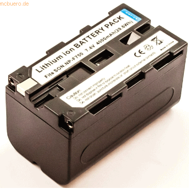 4021499570443 - Akku für Blaupunkt AX 900 Li-Ion 74 Volt 4000 mAh Schwarz