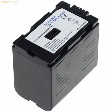 4021499572201 - Akku für Panasonic AG-DVX100A Li-Ion 72 Volt 3600 mAh Schwarz