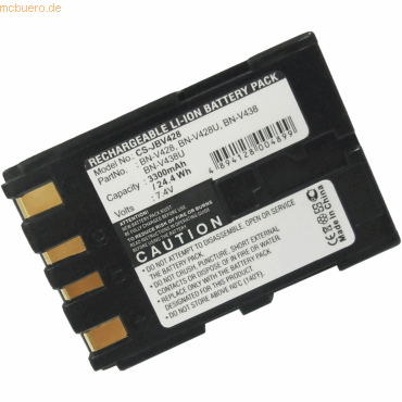 4021499572287 - Akku für Jvc GR-DVL557 Li-Ion 72 Volt 3300 mAh Schwarz