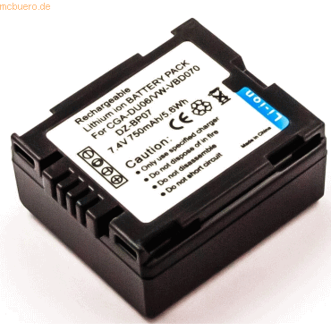 4021499572935 - Akku für Panasonic VDR-D150 Li-Ion 72 Volt 600 mAh Schwarz 4021499572935 - Akku für Panasonic VDR-D150 Li-Ion 72 Volt 600 mAh Schwarz