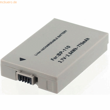 4021499574144 - Akku für Canon LEGRIA HF R206 Li-Ion 37 Volt 770 mAh Grau 4021499574144 - Akku für Canon LEGRIA HF R206 Li-Ion 37 Volt 770 mAh Grau