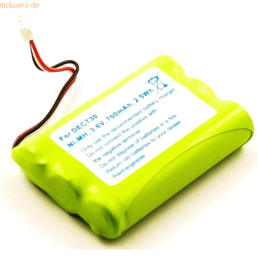 4021499576391 - Akku für Agfeo DECT 45 NiMH 36 Volt 600 mAh Schwarz