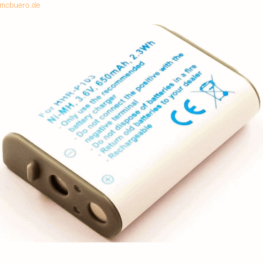 4021499576643 - Akku für Panasonic HHR-P103 NiMH 36 Volt 650 mAh Weiß 4021499576643 - Akku für Panasonic HHR-P103 NiMH 36 Volt 650 mAh Weiß